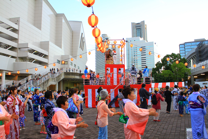 2024年みなとみらい大盆踊りのやぐら