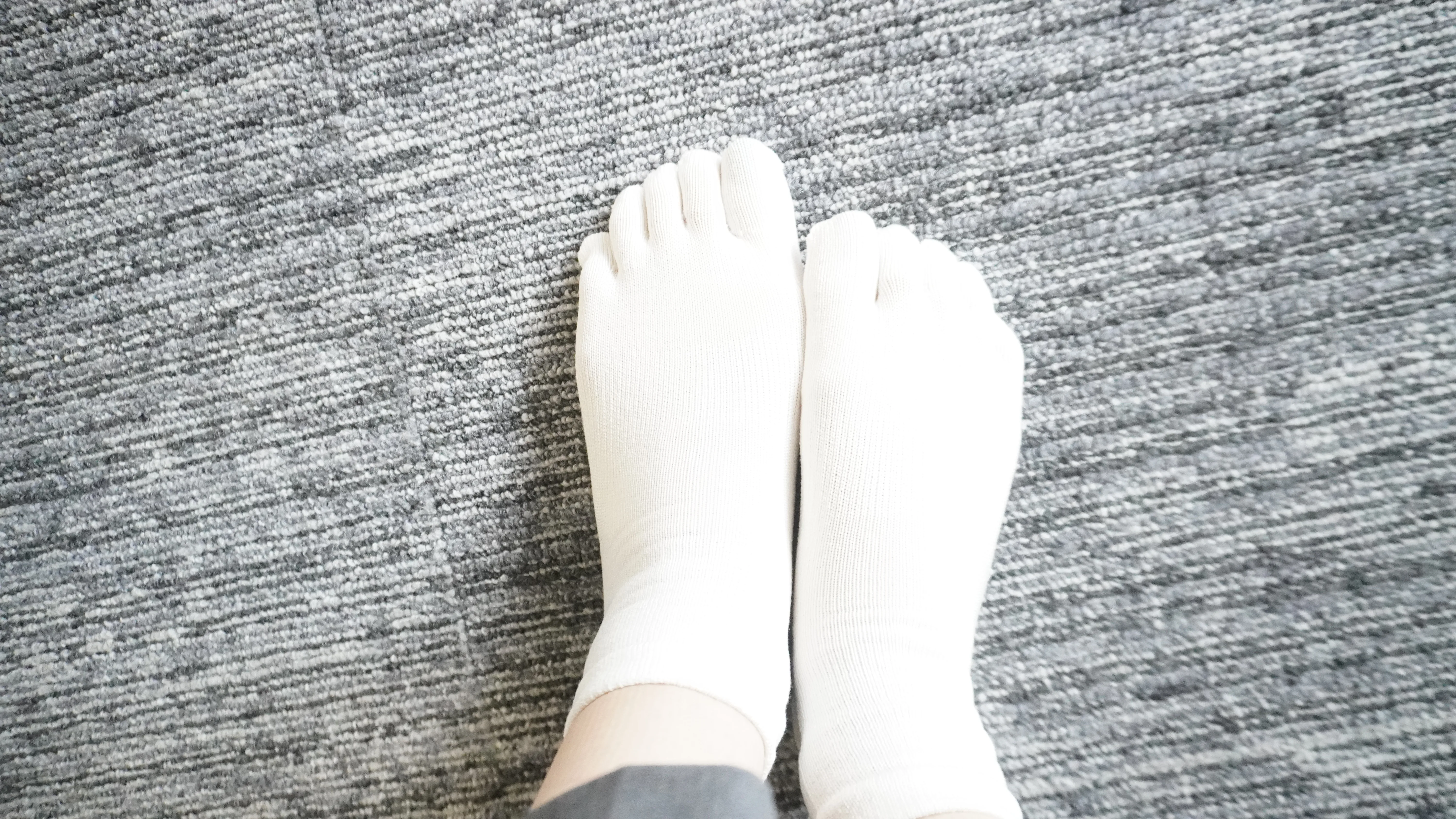 冷え取り五本指靴下