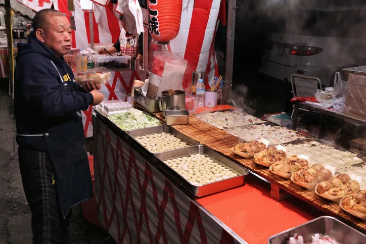 秩父夜祭のたこ焼き