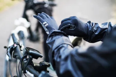 防寒＆防水手袋を自転車に使う人